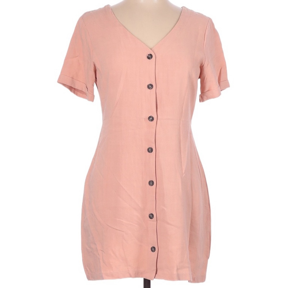 Pink mini dress